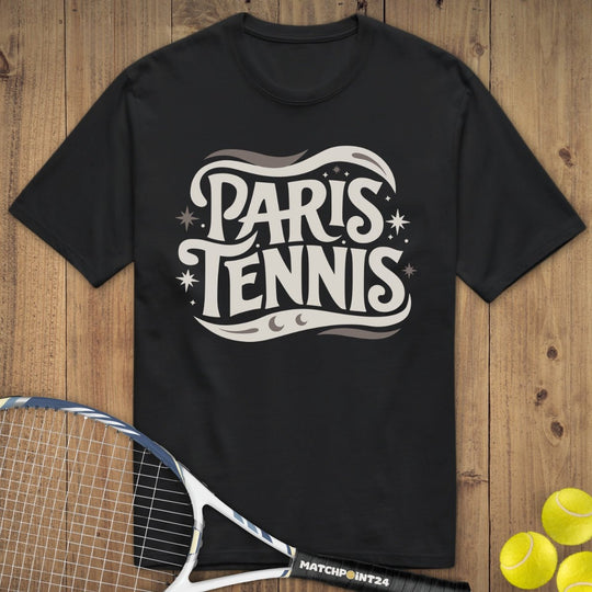 Paris Tennis | Premium Herren T-Shirt - Matchpoint24 - Kleidung für Tennisfans