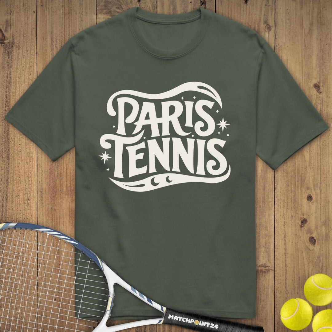 Paris Tennis | Premium Herren T-Shirt - Matchpoint24 - Kleidung für Tennisfans