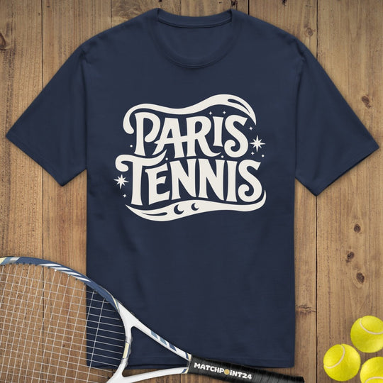 Paris Tennis | Premium Herren T-Shirt - Matchpoint24 - Kleidung für Tennisfans