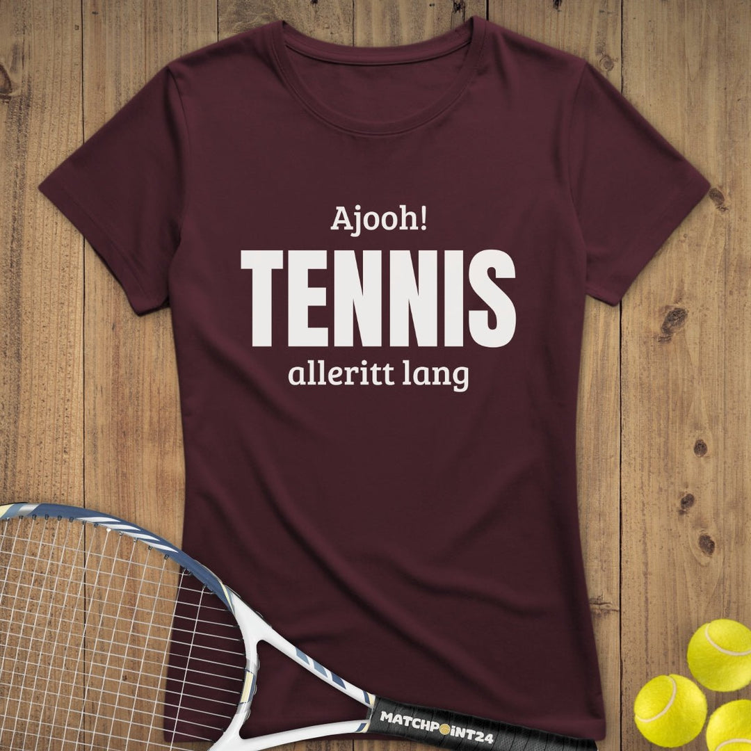 Pfälzer Tennis Ajooh | Premium Damen T-Shirt - Matchpoint24 - Kleidung für Tennisfans