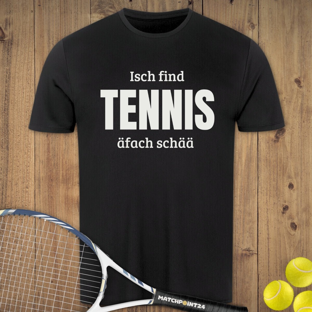 Pfälzer Tennis Schää | Herren Sport T-Shirt - Matchpoint24 - Kleidung für Tennisfans