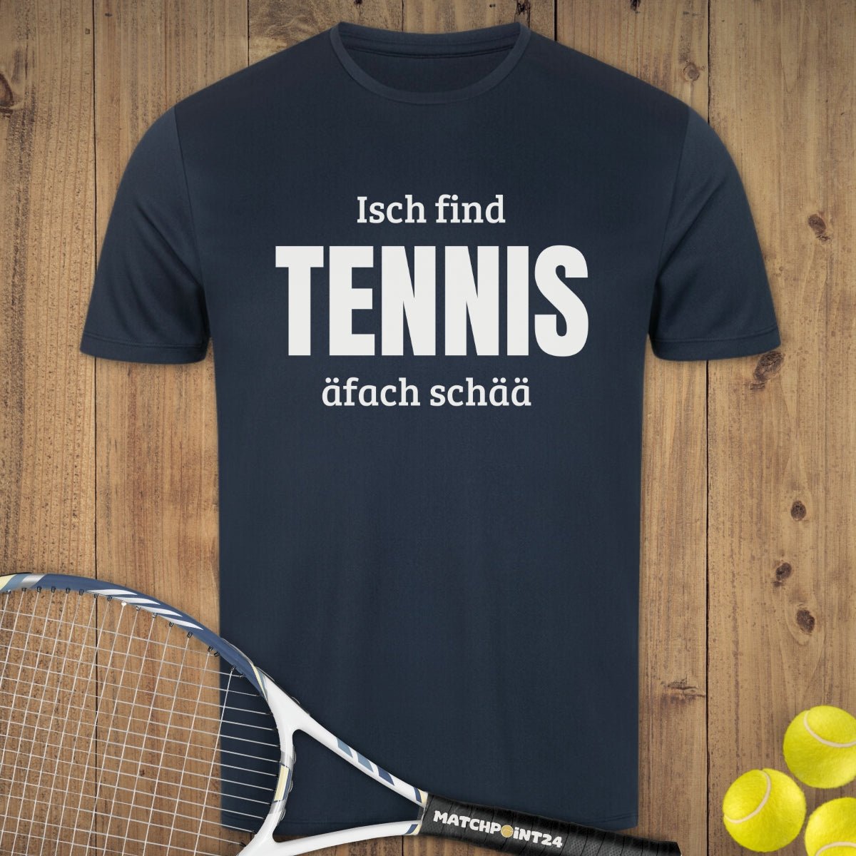 Pfälzer Tennis Schää | Herren Sport T-Shirt - Matchpoint24 - Kleidung für Tennisfans