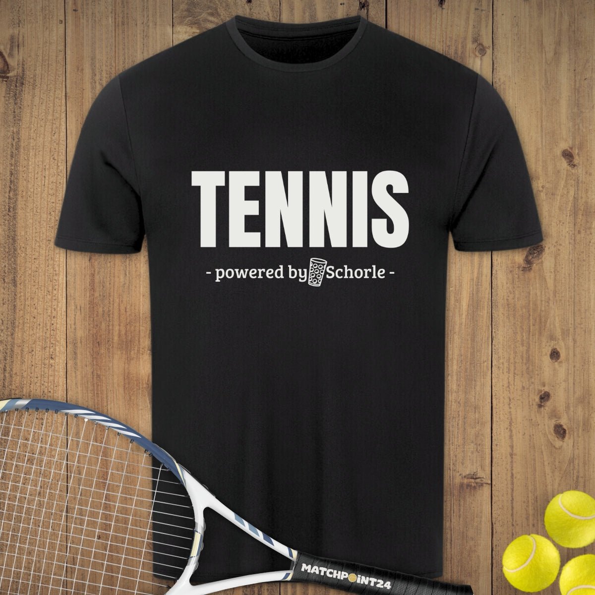 Pfälzer Tennis Schorle | Herren Sport T-Shirt - Matchpoint24 - Kleidung für Tennisfans
