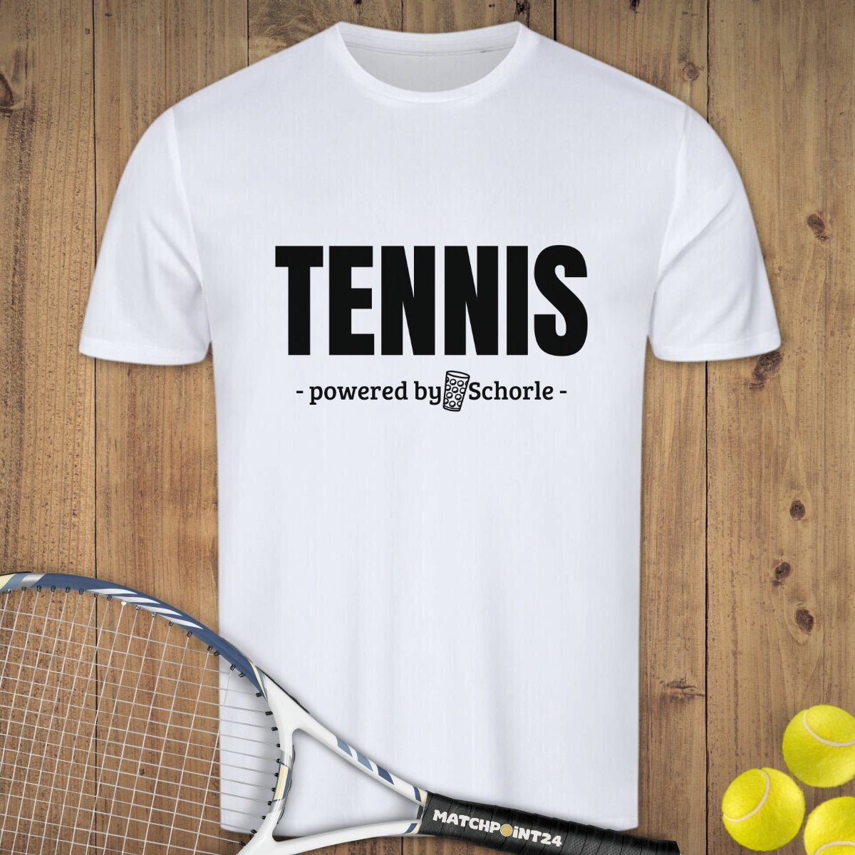 Pfälzer Tennis Schorle | Herren Sport T-Shirt - Matchpoint24 - Kleidung für Tennisfans