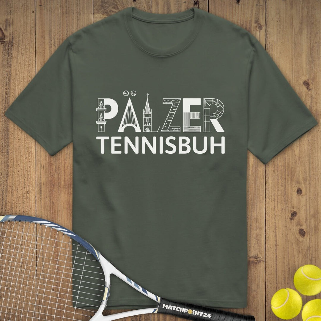 Pfälzer Tennisbuh | Premium Herren T-Shirt - Matchpoint24 - Kleidung für Tennisfans