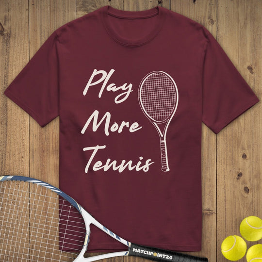 Play More Tennis | Premium Herren T-Shirt - Matchpoint24 - Kleidung für Tennisfans