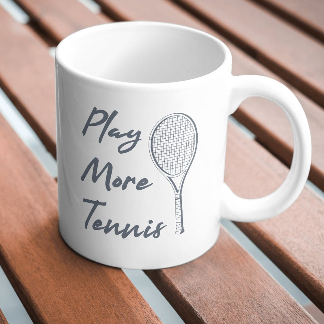 Play More Tennis | Tasse - Matchpoint24 - Kleidung für Tennisfans