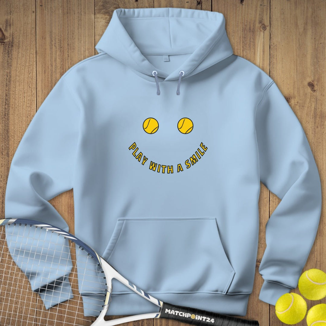 Play with a smile | Hoodie (Unisex) - Matchpoint24 - Kleidung für Tennisfans