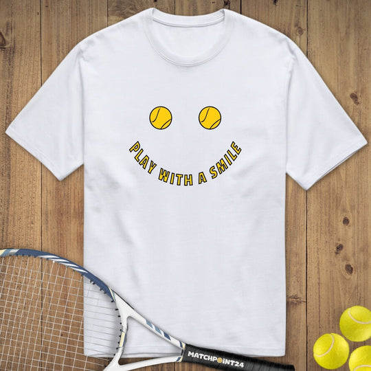 Play with a smile | Premium Herren T-Shirt - Matchpoint24 - Kleidung für Tennisfans