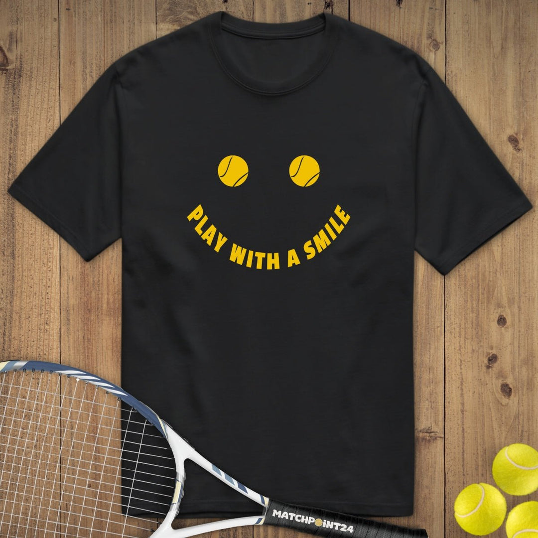 Play with a smile | Premium Herren T-Shirt - Matchpoint24 - Kleidung für Tennisfans