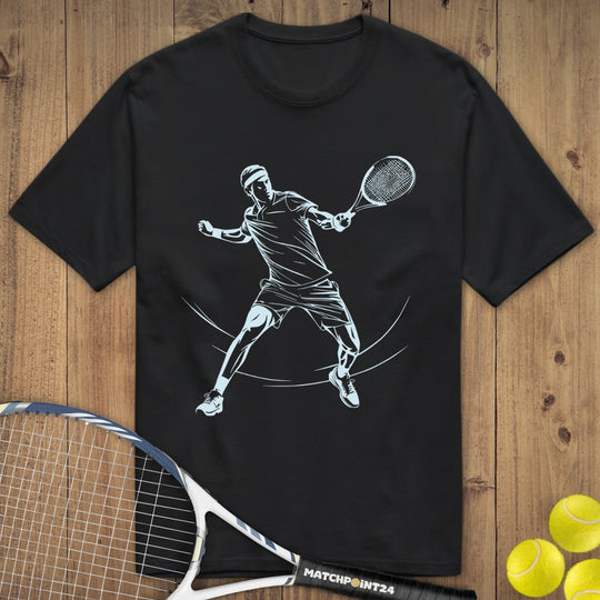 Profispieler | Premium Herren T-Shirt - Matchpoint24 - Kleidung für Tennisfans