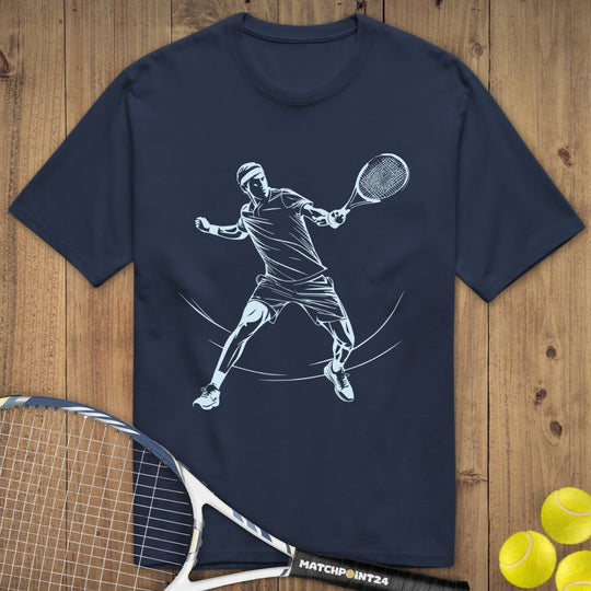 Profispieler | Premium Herren T-Shirt - Matchpoint24 - Kleidung für Tennisfans