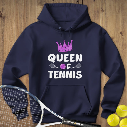 Queen of Tennis | Hoodie (Unisex) - Matchpoint24 - Kleidung für Tennisfans