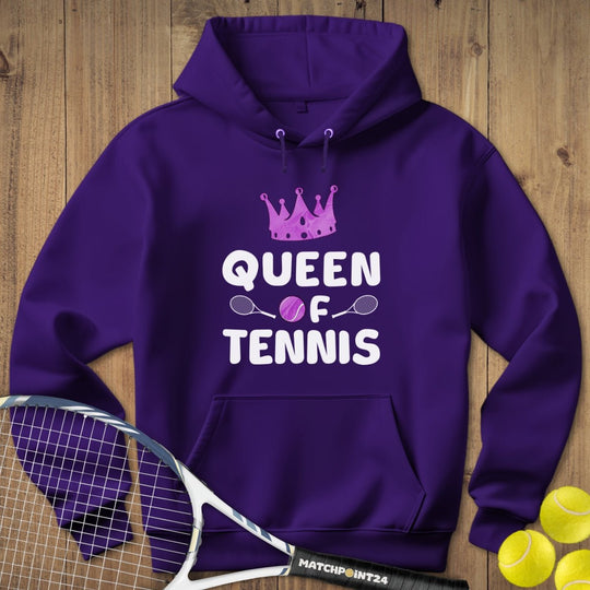 Queen of Tennis | Hoodie (Unisex) - Matchpoint24 - Kleidung für Tennisfans