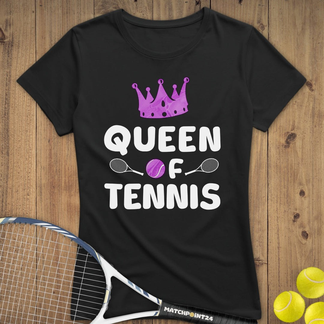 Queen of Tennis | Premium Damen T-Shirt - Matchpoint24 - Kleidung für Tennisfans