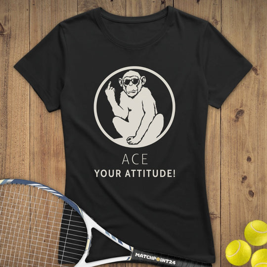 Quiet Please Attitude | Premium Damen T-Shirt - Matchpoint24 - Kleidung für Tennisfans