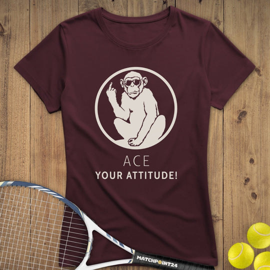 Quiet Please Attitude | Premium Damen T-Shirt - Matchpoint24 - Kleidung für Tennisfans