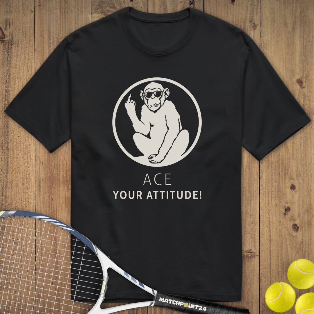 Quiet Please Attitude | Premium Herren T-Shirt - Matchpoint24 - Kleidung für Tennisfans