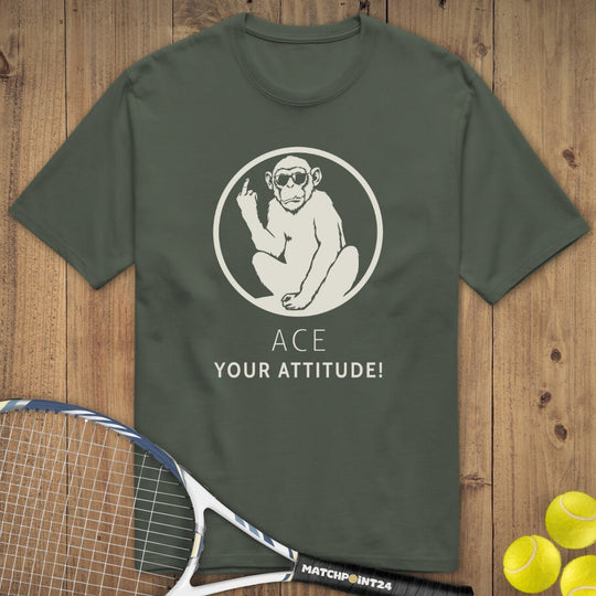 Quiet Please Attitude | Premium Herren T-Shirt - Matchpoint24 - Kleidung für Tennisfans