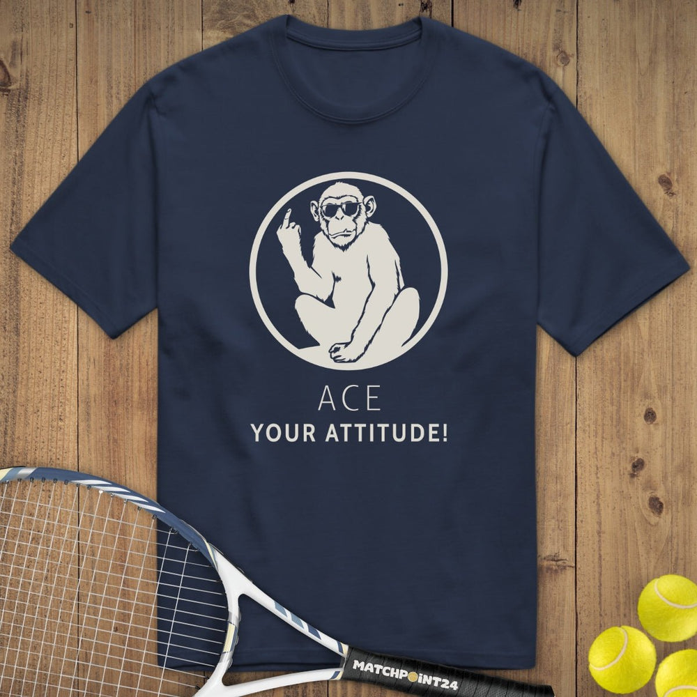 Quiet Please Attitude | Premium Herren T-Shirt - Matchpoint24 - Kleidung für Tennisfans