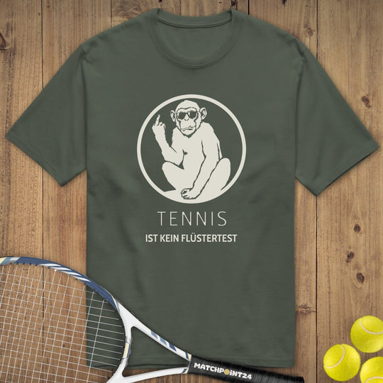 Quiet Please Kein Flüstertest | Premium Herren T-Shirt - Matchpoint24 - Kleidung für Tennisfans