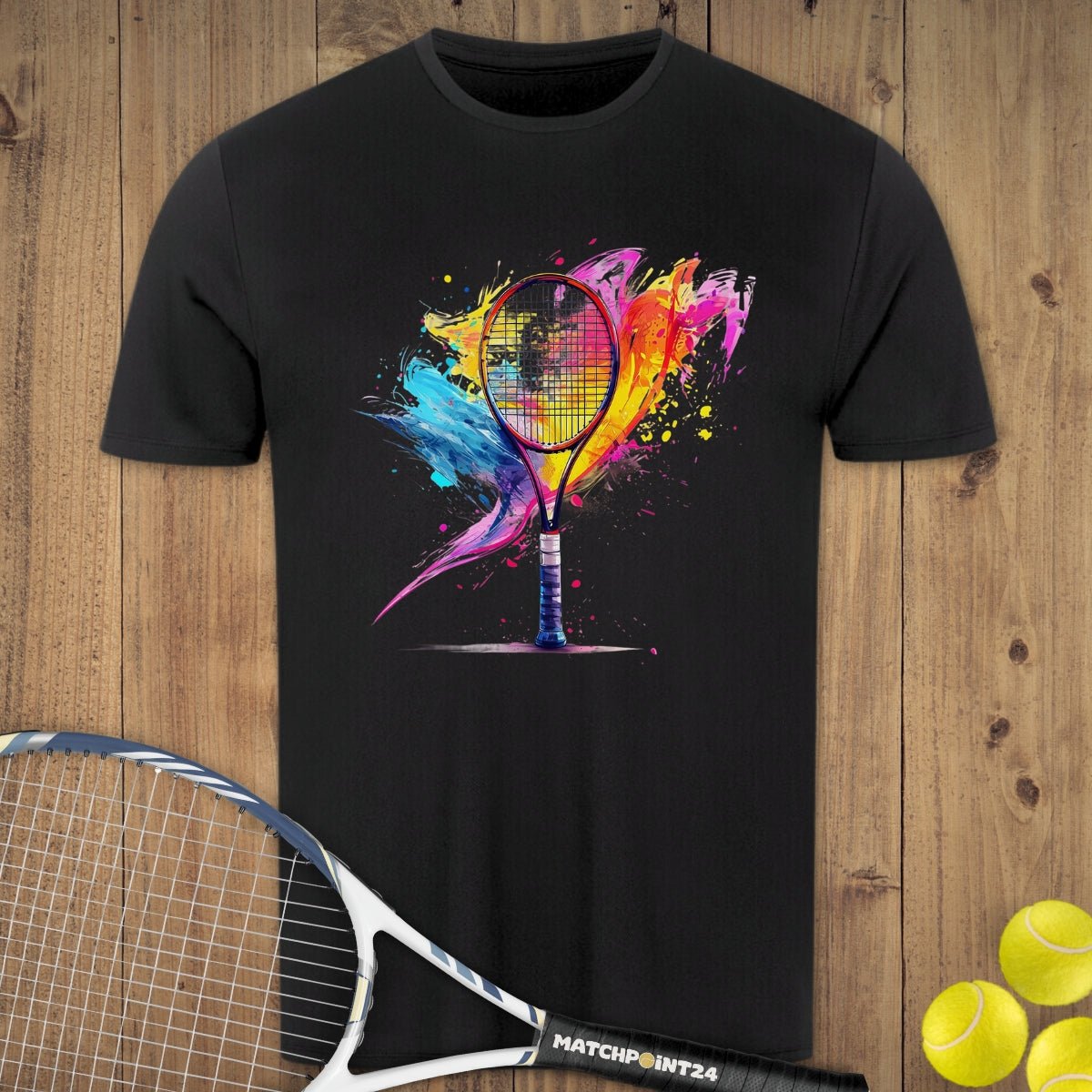 Racket Artistry | Herren Sport T-Shirt - Matchpoint24 - Kleidung für Tennisfans