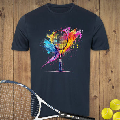 Racket Artistry | Herren Sport T-Shirt - Matchpoint24 - Kleidung für Tennisfans