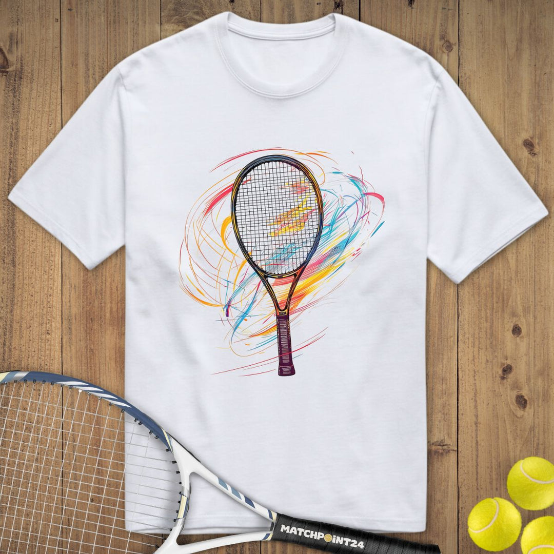 Racket Artistry June | Premium Herren T-Shirt - Matchpoint24 - Kleidung für Tennisfans