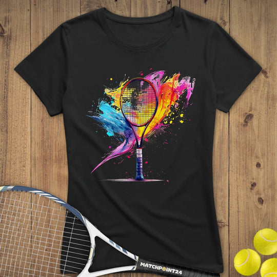 Racket Artistry | Premium Damen T-Shirt - Matchpoint24 - Kleidung für Tennisfans