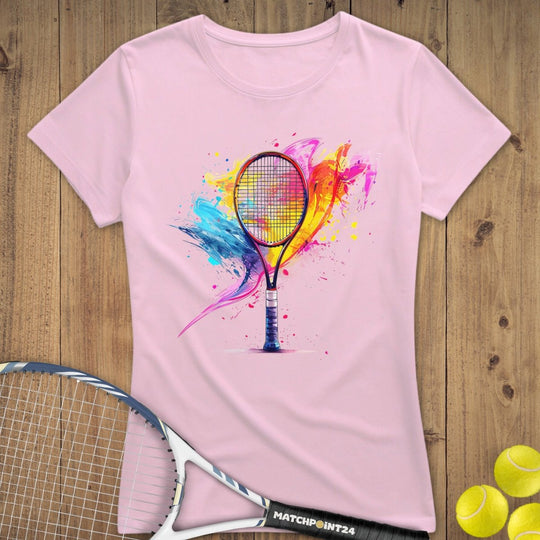 Racket Artistry | Premium Damen T-Shirt - Matchpoint24 - Kleidung für Tennisfans