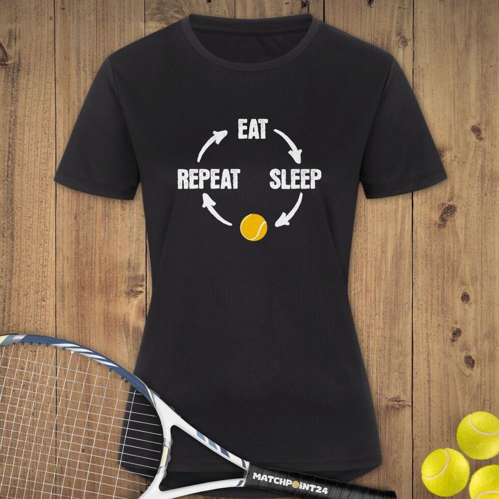 Repeat | Damen Sport T-Shirt - Matchpoint24 - Kleidung für Tennisfans