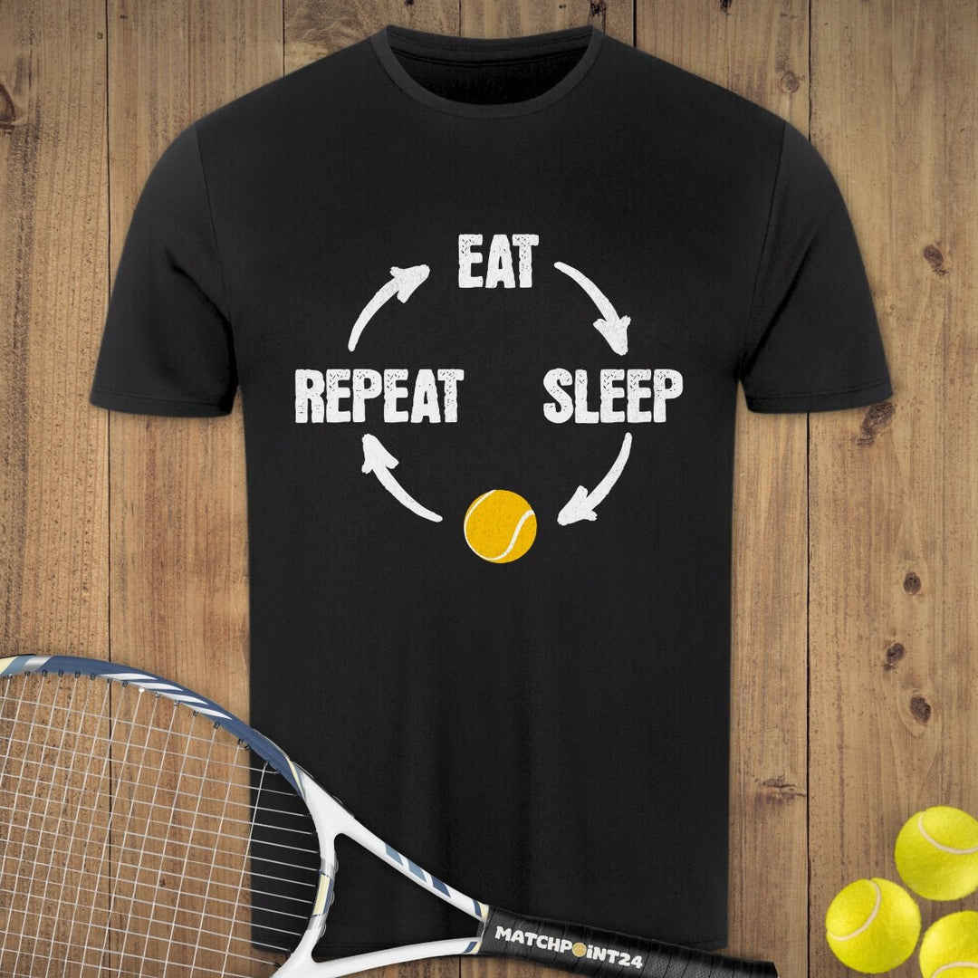 Repeat | Herren Sport T-Shirt - Matchpoint24 - Kleidung für Tennisfans