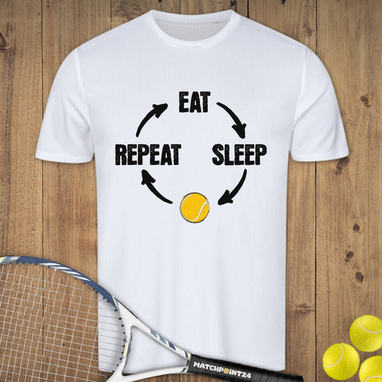 Repeat | Herren Sport T-Shirt - Matchpoint24 - Kleidung für Tennisfans