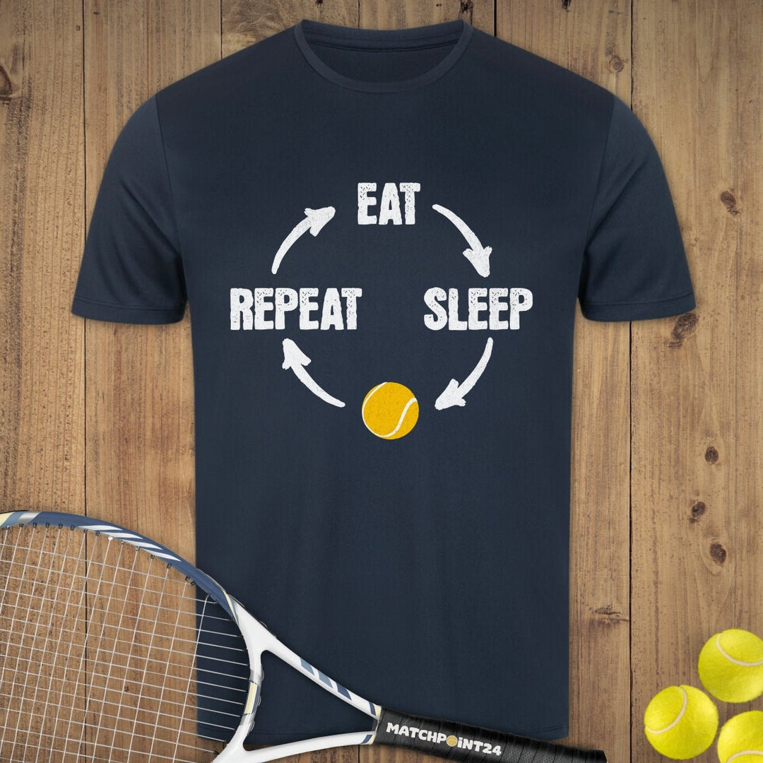 Repeat | Herren Sport T-Shirt - Matchpoint24 - Kleidung für Tennisfans