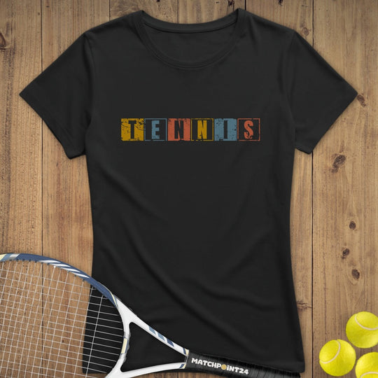 Retro Tennis Grunge | Premium Damen T-Shirt - Matchpoint24 - Kleidung für Tennisfans