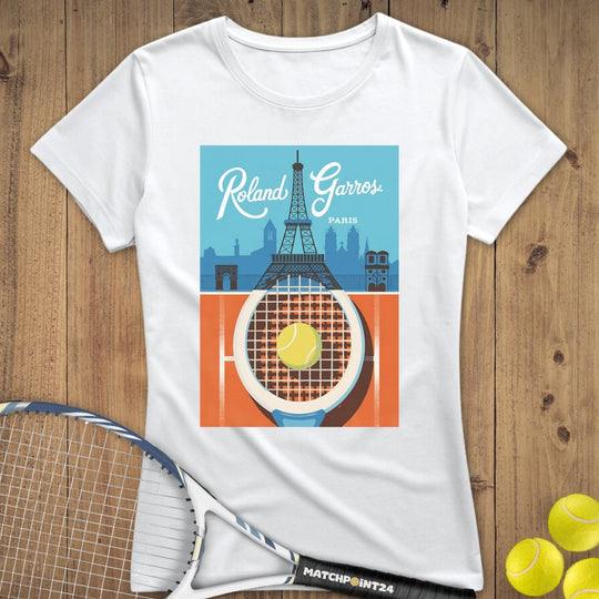 Roland Garros | Premium Damen T-Shirt - Matchpoint24 - Kleidung für Tennisfans