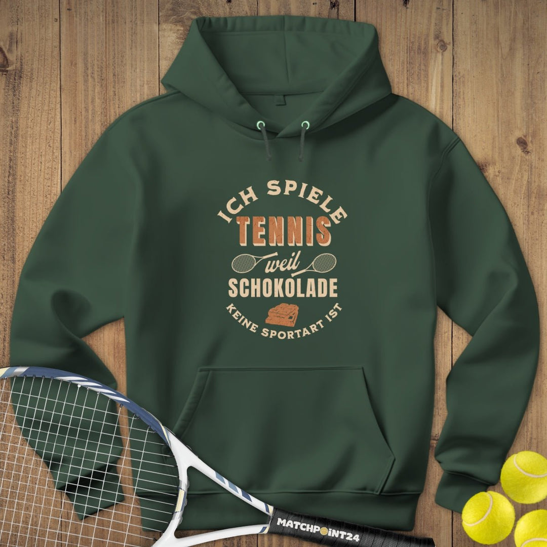 Schokolade | Hoodie (Unisex) - Matchpoint24 - Kleidung für Tennisfans