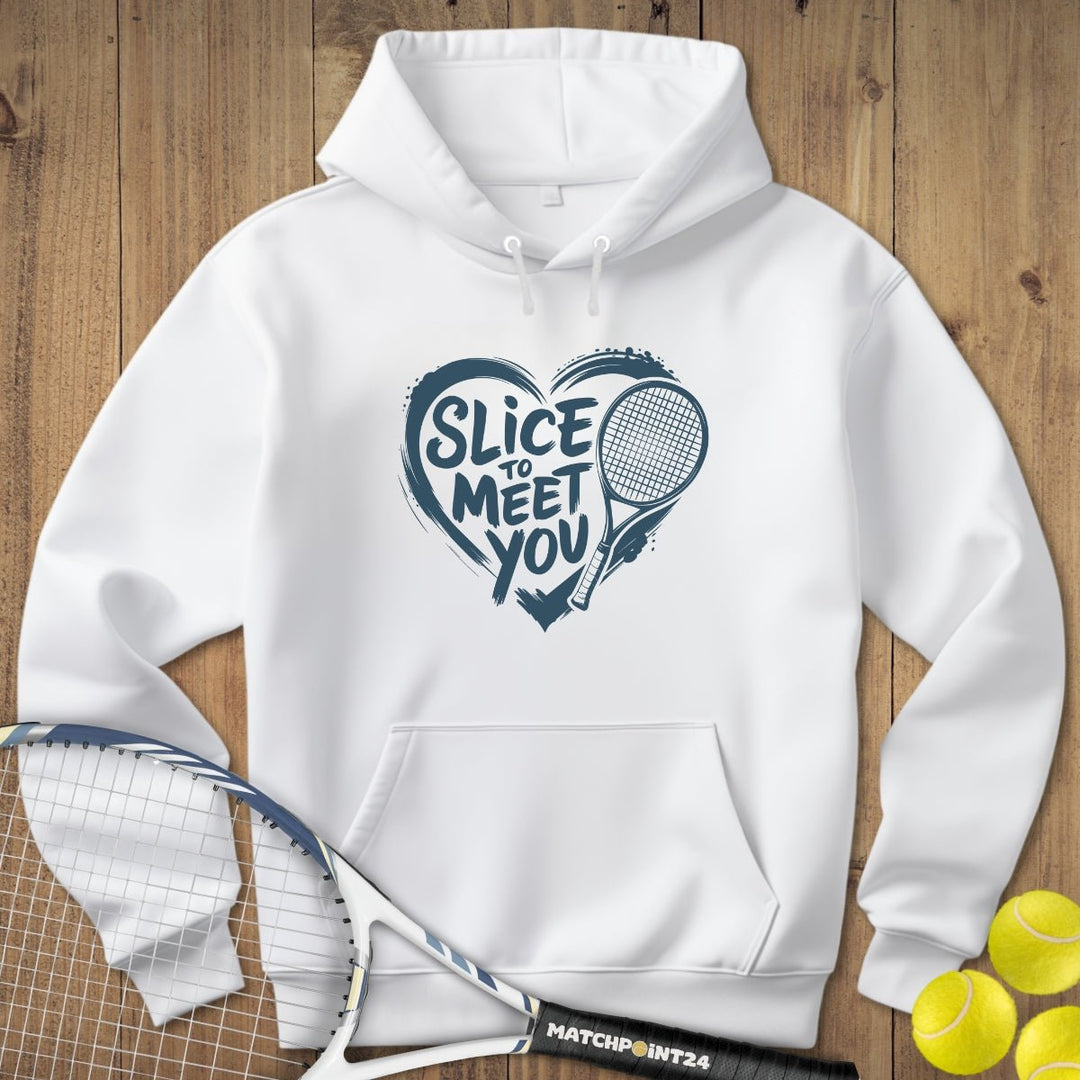 Slice to meet you | Hoodie (Unisex) - Matchpoint24 - Kleidung für Tennisfans