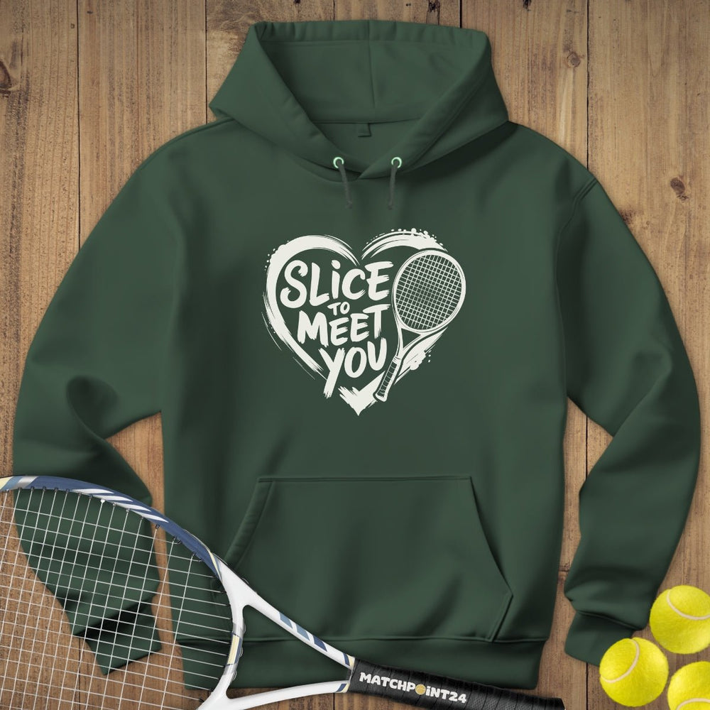 Slice to meet you | Hoodie (Unisex) - Matchpoint24 - Kleidung für Tennisfans