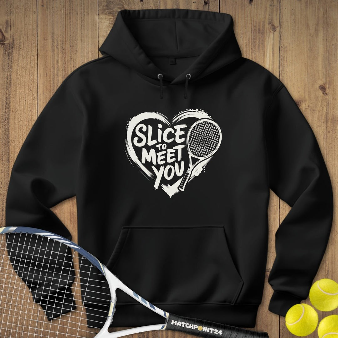 Slice to meet you | Hoodie (Unisex) - Matchpoint24 - Kleidung für Tennisfans