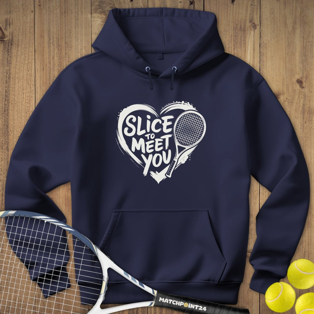 Slice to meet you | Hoodie (Unisex) - Matchpoint24 - Kleidung für Tennisfans