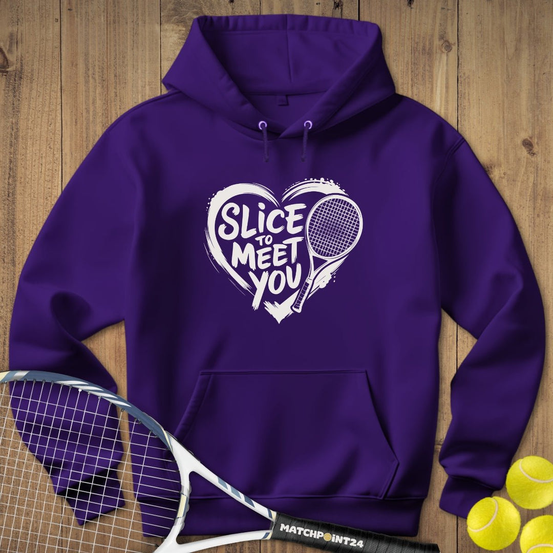 Slice to meet you | Hoodie (Unisex) - Matchpoint24 - Kleidung für Tennisfans