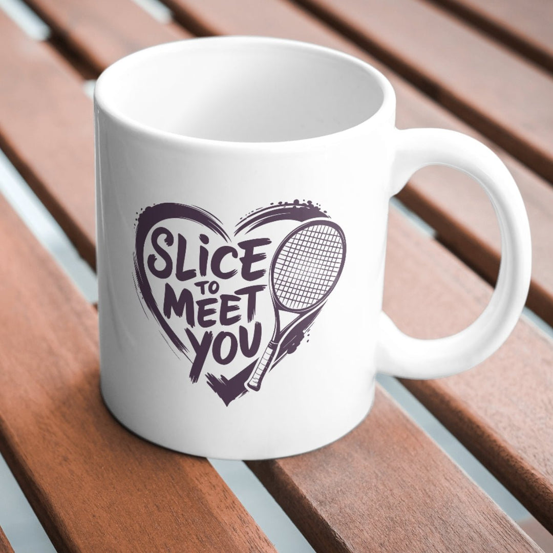 Slice to meet you Lila | Tasse - Matchpoint24 - Kleidung für Tennisfans