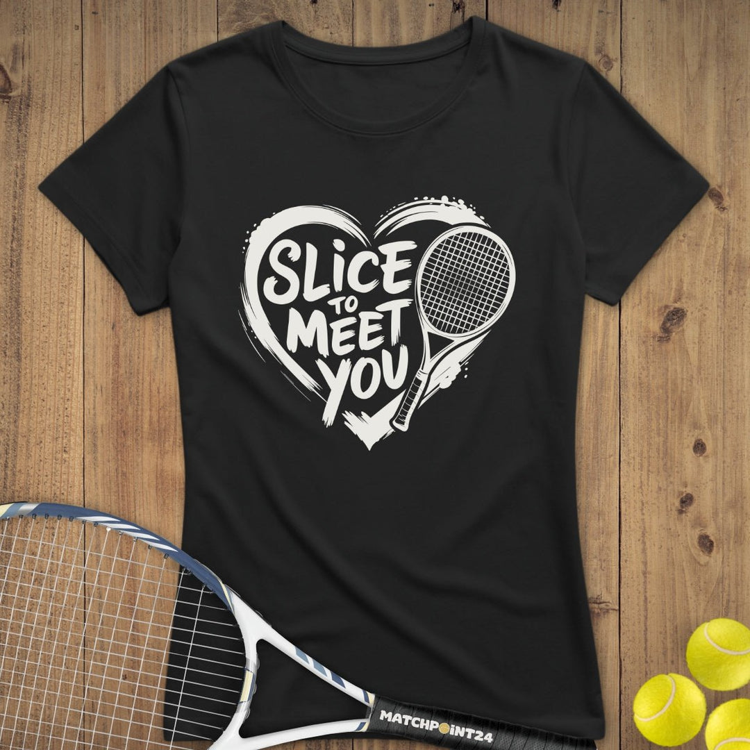 Slice to meet you | Premium Damen T-Shirt - Matchpoint24 - Kleidung für Tennisfans