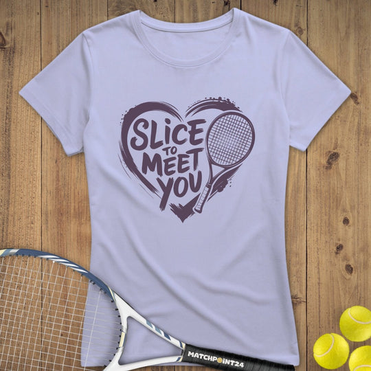 Slice to meet you | Premium Damen T-Shirt - Matchpoint24 - Kleidung für Tennisfans