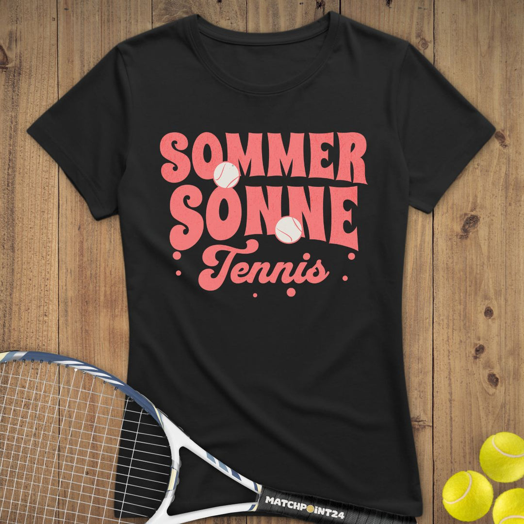 Sommer Sonne Tennis | Premium Damen T-Shirt - Matchpoint24 - Kleidung für Tennisfans