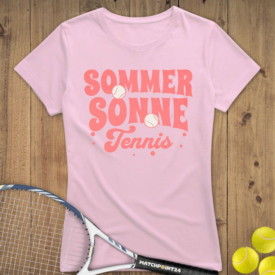 Sommer Sonne Tennis | Premium Damen T-Shirt - Matchpoint24 - Kleidung für Tennisfans