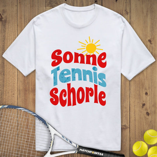 Sonne Tennis Schorle | Premium Herren T-Shirt - Matchpoint24 - Kleidung für Tennisfans