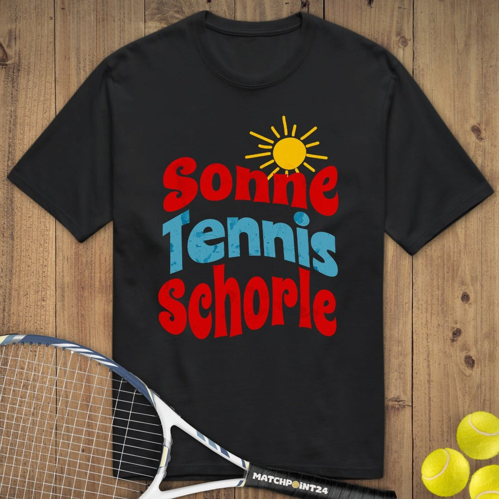 Sonne Tennis Schorle | Premium Herren T-Shirt - Matchpoint24 - Kleidung für Tennisfans