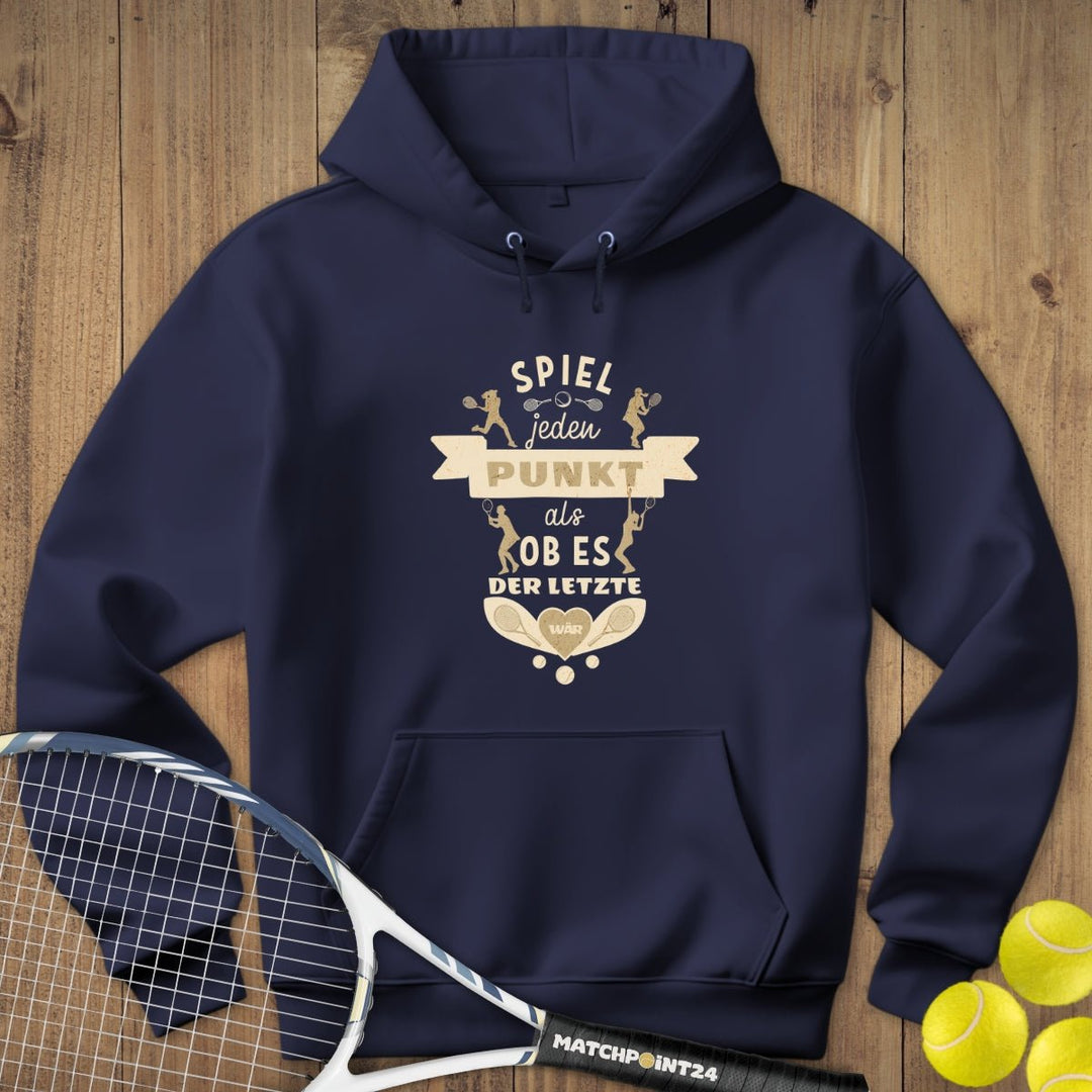 Spiel jeden Punkt | Hoodie (Damen) - Matchpoint24 - Kleidung für Tennisfans